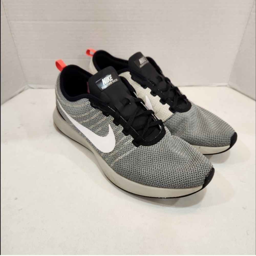 Nike Mens Dualtone Racer 918227-001 Silver Running Shoes Sneakers Size 12 VGC